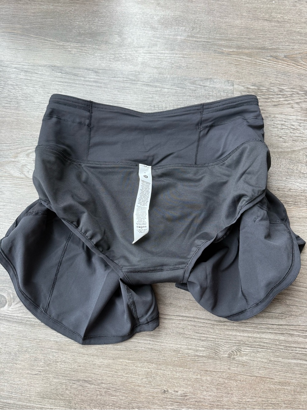 NWT Lululemon Women's Speed Up High Rise Shorts 4” Lined Black Size 4 LW7BBFT! - Picture 9 of 9